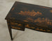 English George III Style Chinoiserie Decorated Lacquer Desk