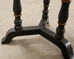 20th C. English Chinoiserie Ebonized Gilt Tripod Drinks Table