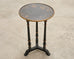 20th C. English Chinoiserie Ebonized Gilt Tripod Drinks Table