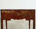 English Chinoiserie Decorated Queen Anne Vanity Dressing Table