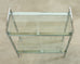 Milo Baughman Style Mid-century Chrome Two Tier Bar Cart