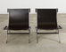 Pair of Antonio Citterio for Flexform Timeless Scissor Chairs