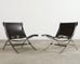 Pair of Antonio Citterio for Flexform Timeless Scissor Chairs