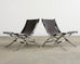 Pair of Antonio Citterio for Flexform Timeless Scissor Chairs