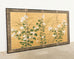 Japanese Edo Four Panel Screen Flowering White Chrysanthemums