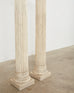 Pair of Neoclassical Style Greco Roman Plaster Columns