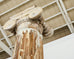 Pair of Distressed Greco-Roman Neoclassical Style Ionic Columns