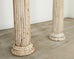 Pair of Distressed Greco-Roman Neoclassical Style Ionic Columns