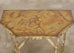 Pair of Italian Baroque Style Painted Faux Marble Top Consoles