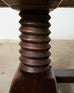 Monumental Charles Dudouyt Attributed French Oak Corkscrew Dining Table