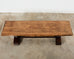 Monumental Charles Dudouyt Attributed French Oak Corkscrew Dining Table