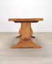 Country French Provincial Oak Farmhouse Dining Table 7Ft