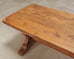 Country French Provincial Oak Farmhouse Dining Table 7Ft