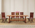 Country French Provincial Oak Farmhouse Dining Table 7Ft