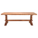 Country French Provincial Oak Farmhouse Dining Table 7Ft