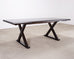 Christian Liaigre Style Ebony Oak Courier Dining Table 9.5 Ft