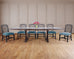 Christian Liaigre Style Ebony Oak Courier Dining Table 9.5 Ft