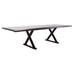 Christian Liaigre Style Ebony Oak Courier Dining Table 9.5 Ft