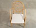 Set of Six Genuine McGuire "Cracked Ice" Rattan Dining Chairs