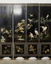 Chinese Export Coromandel Screen Soapstone Landscape with Cranes