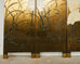 Chinese Export Six Panel Folding Screen Cranes on Gold Leaf