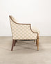 19th C. English Georgian Neoclassical Painted Cabriole Sofa