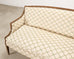 19th C. English Georgian Neoclassical Painted Cabriole Sofa