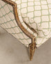19th C. English Georgian Neoclassical Painted Cabriole Sofa