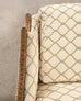 19th C. English Georgian Neoclassical Painted Cabriole Sofa