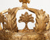 19th Century Pair of Italian Baroque Style Giltwood Bed Coronas
