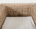 Pair of Michael Taylor Style Organic Modern Rattan Cube Chairs