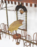 C. Jeré Attrib. Brass Parisian Café Bistro Wall Sculpture