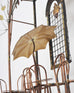 C. Jeré Attrib. Brass Parisian Café Bistro Wall Sculpture