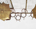 C. Jeré Attrib. Brass Parisian Café Bistro Wall Sculpture