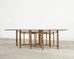 Monumental McGuire Organic Modern Bamboo Oval Dining Table 9 Ft.