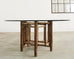 Monumental McGuire Organic Modern Bamboo Oval Dining Table 9 Ft.