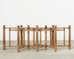 Monumental McGuire Organic Modern Bamboo Oval Dining Table 9 Ft.