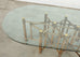 Monumental McGuire Organic Modern Bamboo Oval Dining Table 9 Ft.