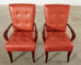Set of Eight Dakota Jackson Puff Leather Dining Chairs