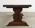 Country French Provincial Oak Farmhouse Trestle Dining Table