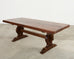 Country French Oak Farmhouse Trestle Dining Table