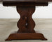 Country French Provincial Oak Farmhouse Trestle Dining Table