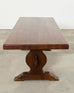 Country French Oak Farmhouse Trestle Dining Table