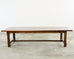 Monumental Country French Walnut Farmhouse Trestle Dining Table