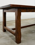 Monumental Country French Walnut Farmhouse Trestle Dining Table