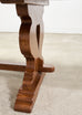 Country French Provincial Oak Trestle Farmhouse Dining Table 8 Ft