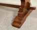 Country French Provincial Oak Trestle Farmhouse Dining Table 8 Ft