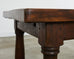 Country English Provincial Oak Farmhouse Trestle Dining Table