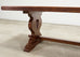 Country French Provincial Oak Trestle Farmhouse Dining Table 8 Ft