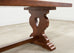 Country French Provincial Oak Trestle Farmhouse Dining Table 8 Ft
